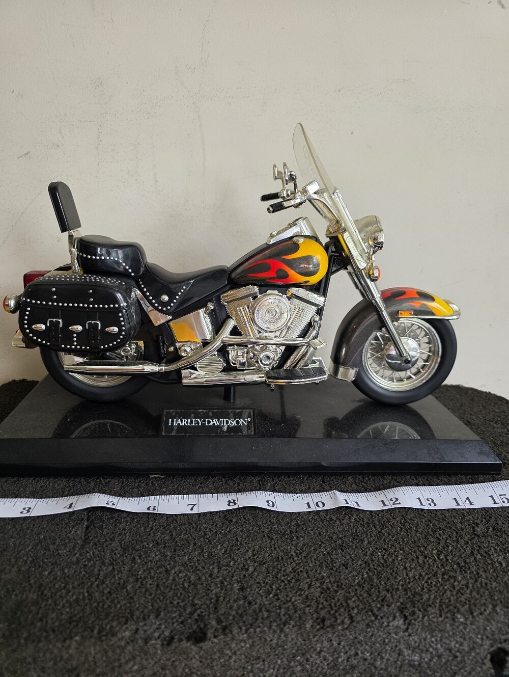 Telemania Harley Davidson Flame Heritage Softail Motorcycle Telephone NOS